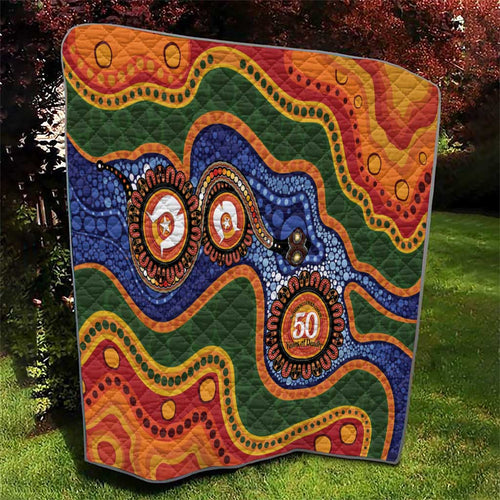 Australia NAIDOC Week 2026 Quilt 50 Years of Deadly Dhari Snake Aboriginal Art
