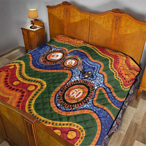 Australia NAIDOC Week 2026 Quilt 50 Years of Deadly Dhari Snake Aboriginal Art