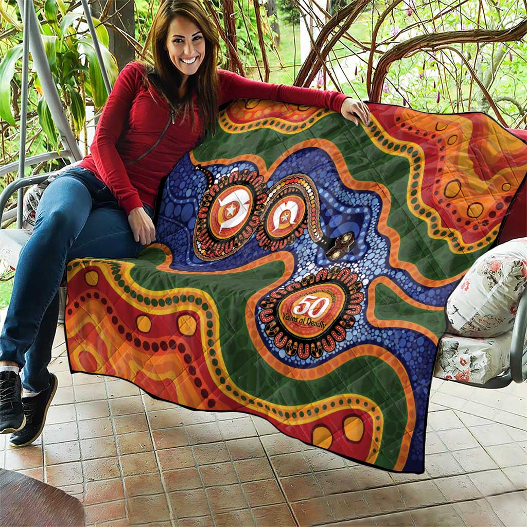 Australia NAIDOC Week 2026 Quilt 50 Years of Deadly Dhari Snake Aboriginal Art
