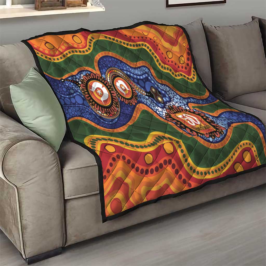 Australia NAIDOC Week 2026 Quilt 50 Years of Deadly Dhari Snake Aboriginal Art