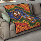 Australia NAIDOC Week 2026 Quilt 50 Years of Deadly Dhari Snake Aboriginal Art