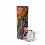 Australia NAIDOC Week 2026 Skinny Tumbler 50 Years of Deadly Dhari Snake Aboriginal Art