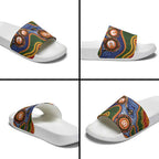 Australia NAIDOC Week 2026 Slide Sandals 50 Years of Deadly Dhari Snake Aboriginal Art