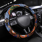 Australia NAIDOC Week 2026 Steering Wheel Cover 50 Years of Deadly Dhari Snake Aboriginal Art