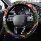 Australia NAIDOC Week 2026 Steering Wheel Cover 50 Years of Deadly Dhari Snake Aboriginal Art