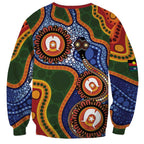 Australia NAIDOC Week 2026 Sweatshirt 50 Years of Deadly Dhari Snake Aboriginal Art