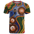 Australia NAIDOC Week 2026 T Shirt 50 Years of Deadly Dhari Snake Aboriginal Art