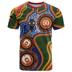 Australia NAIDOC Week 2026 T Shirt 50 Years of Deadly Dhari Snake Aboriginal Art