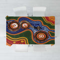 Australia NAIDOC Week 2026 Tablecloth 50 Years of Deadly Dhari Snake Aboriginal Art