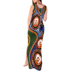 Australia NAIDOC Week 2026 Tank Maxi Dress 50 Years of Deadly Dhari Snake Aboriginal Art