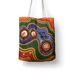 Australia NAIDOC Week 2026 Tote Bag 50 Years of Deadly Dhari Snake Aboriginal Art
