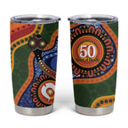 Australia NAIDOC Week 2026 Tumbler Cup 50 Years of Deadly Dhari Snake Aboriginal Art