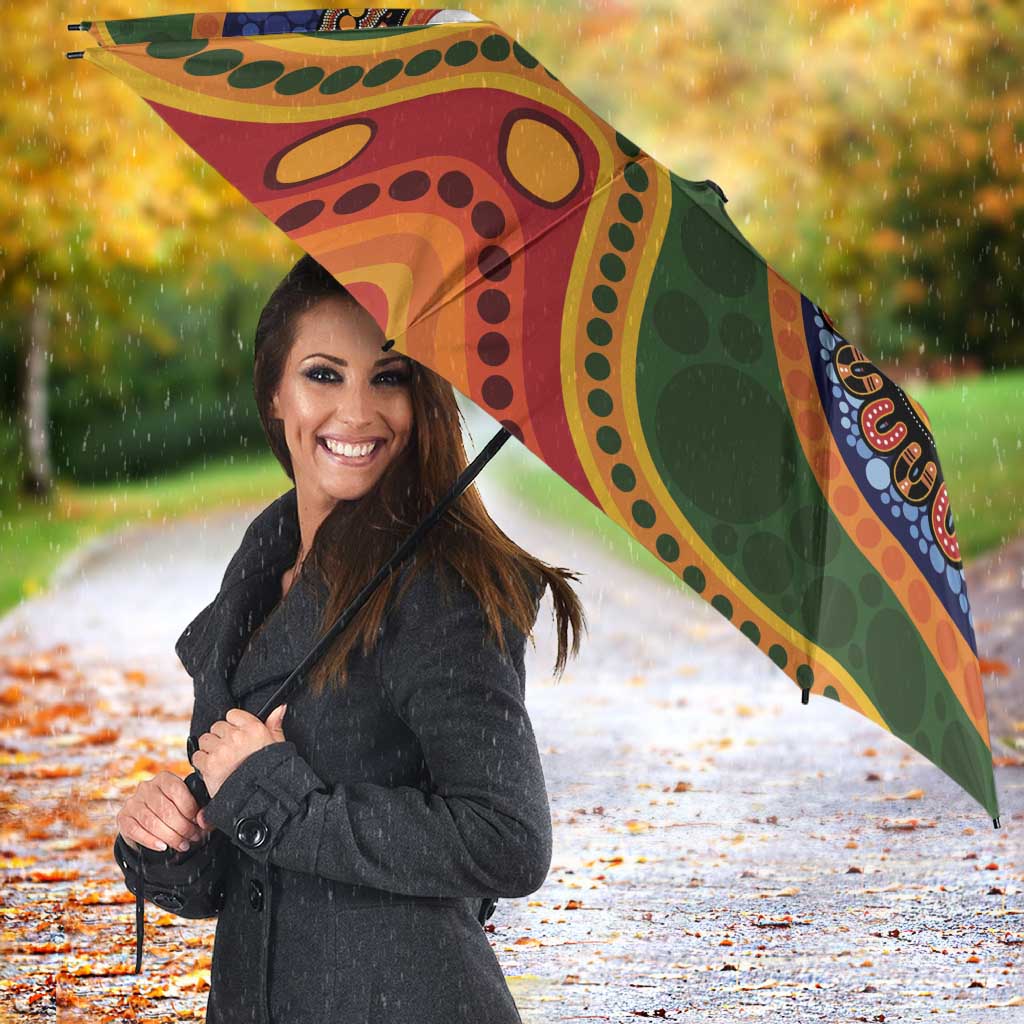 Australia NAIDOC Week 2026 Umbrella 50 Years of Deadly Dhari Snake Aboriginal Art