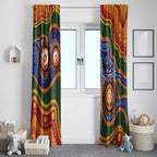 Australia NAIDOC Week 2026 Window Curtain 50 Years of Deadly Dhari Snake Aboriginal Art