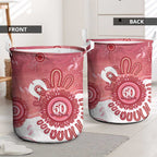 NAIDOC Week 2026 Laundry Basket 50 Years Deadly Dhari Pink Aboriginal Art