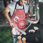 NAIDOC Week 2026 Apron 50 Years Deadly Dhari Pink Aboriginal Art