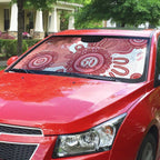 NAIDOC Week 2026 Auto Sun Shade 50 Years Deadly Dhari Pink Aboriginal Art