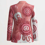 NAIDOC Week 2026 Blazer 50 Years Deadly Dhari Pink Aboriginal Art