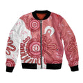 NAIDOC Week 2026 Bomber Jacket 50 Years Deadly Dhari Pink Aboriginal Art