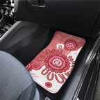 NAIDOC Week 2026 Car Mats 50 Years Deadly Dhari Pink Aboriginal Art