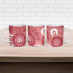 NAIDOC Week 2026 Ceramic Mug 50 Years Deadly Dhari Pink Aboriginal Art