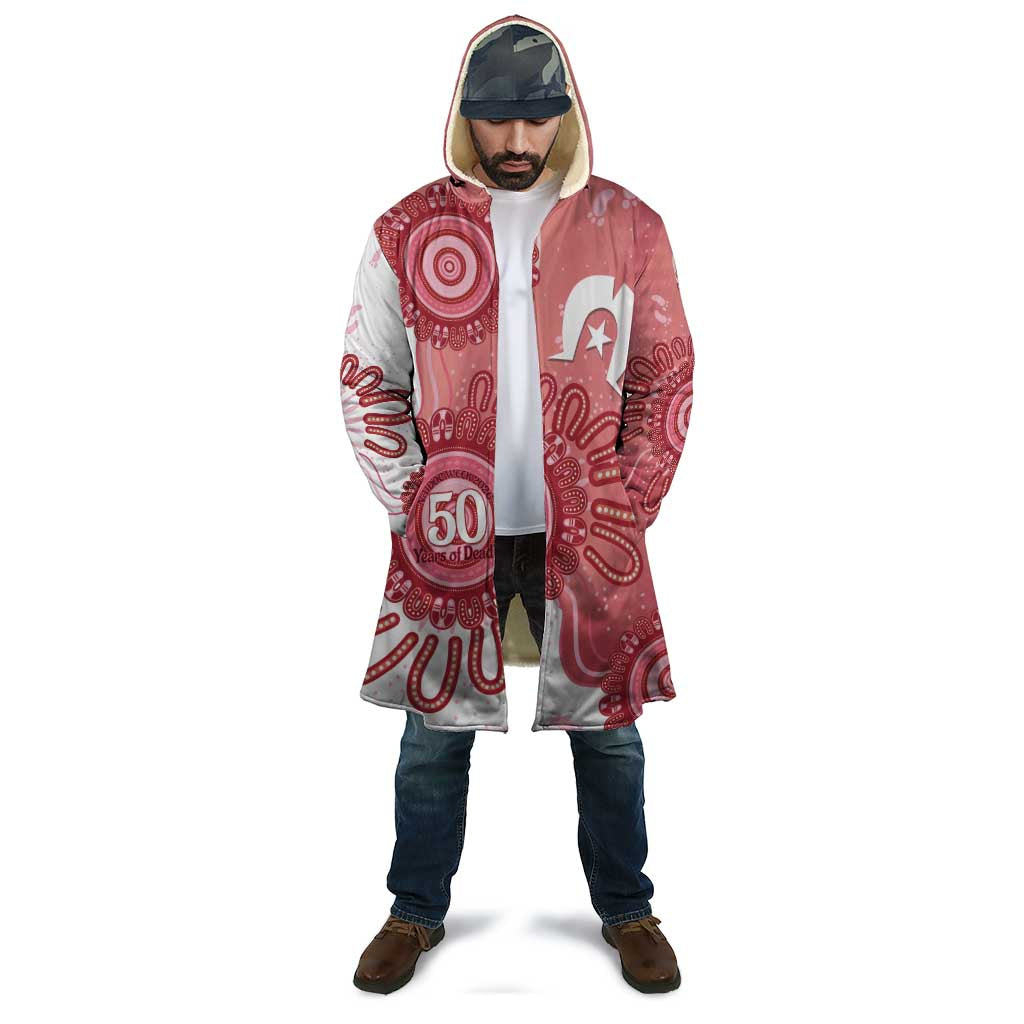 NAIDOC Week 2026 Cloak 50 Years Deadly Dhari Pink Aboriginal Art
