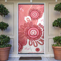 NAIDOC Week 2026 Door Cover 50 Years Deadly Dhari Pink Aboriginal Art