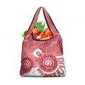 NAIDOC Week 2026 Grocery Bag 50 Years Deadly Dhari Pink Aboriginal Art