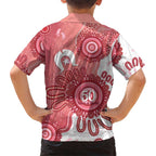 NAIDOC Week 2026 Hawaiian Shirt 50 Years Deadly Dhari Pink Aboriginal Art