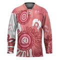 NAIDOC Week 2026 Hockey Jersey 50 Years Deadly Dhari Pink Aboriginal Art
