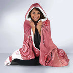 NAIDOC Week 2026 Hooded Blanket 50 Years Deadly Dhari Pink Aboriginal Art