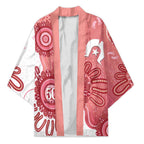 NAIDOC Week 2026 Kimono 50 Years Deadly Dhari Pink Aboriginal Art