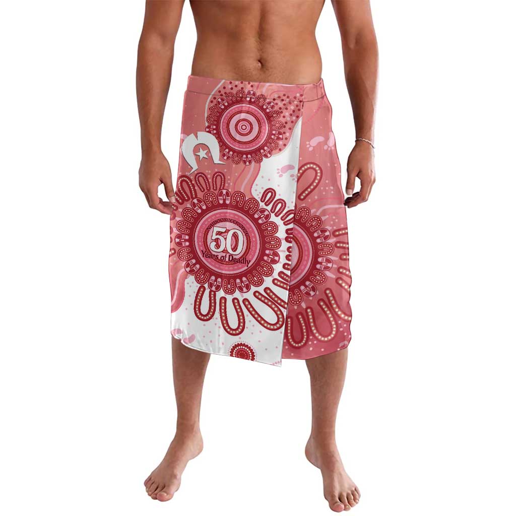 NAIDOC Week 2026 Lavalava 50 Years Deadly Dhari Pink Aboriginal Art