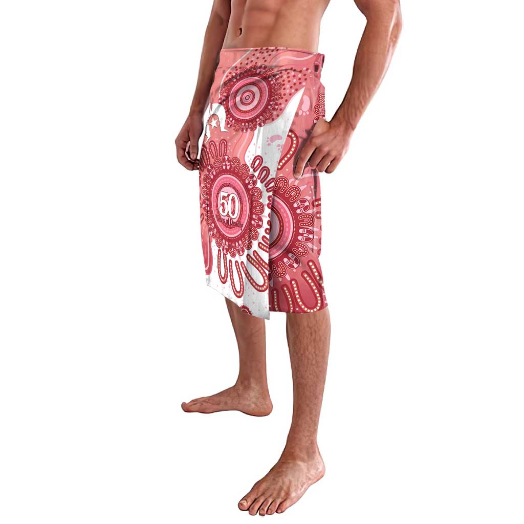 NAIDOC Week 2026 Lavalava 50 Years Deadly Dhari Pink Aboriginal Art