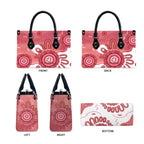 NAIDOC Week 2026 Leather Bag 50 Years Deadly Dhari Pink Aboriginal Art