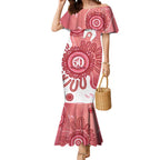 NAIDOC Week 2026 Mermaid Dress 50 Years Deadly Dhari Pink Aboriginal Art