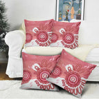 NAIDOC Week 2026 Pillow Cover 50 Years Deadly Dhari Pink Aboriginal Art
