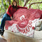 NAIDOC Week 2026 Quilt 50 Years Deadly Dhari Pink Aboriginal Art
