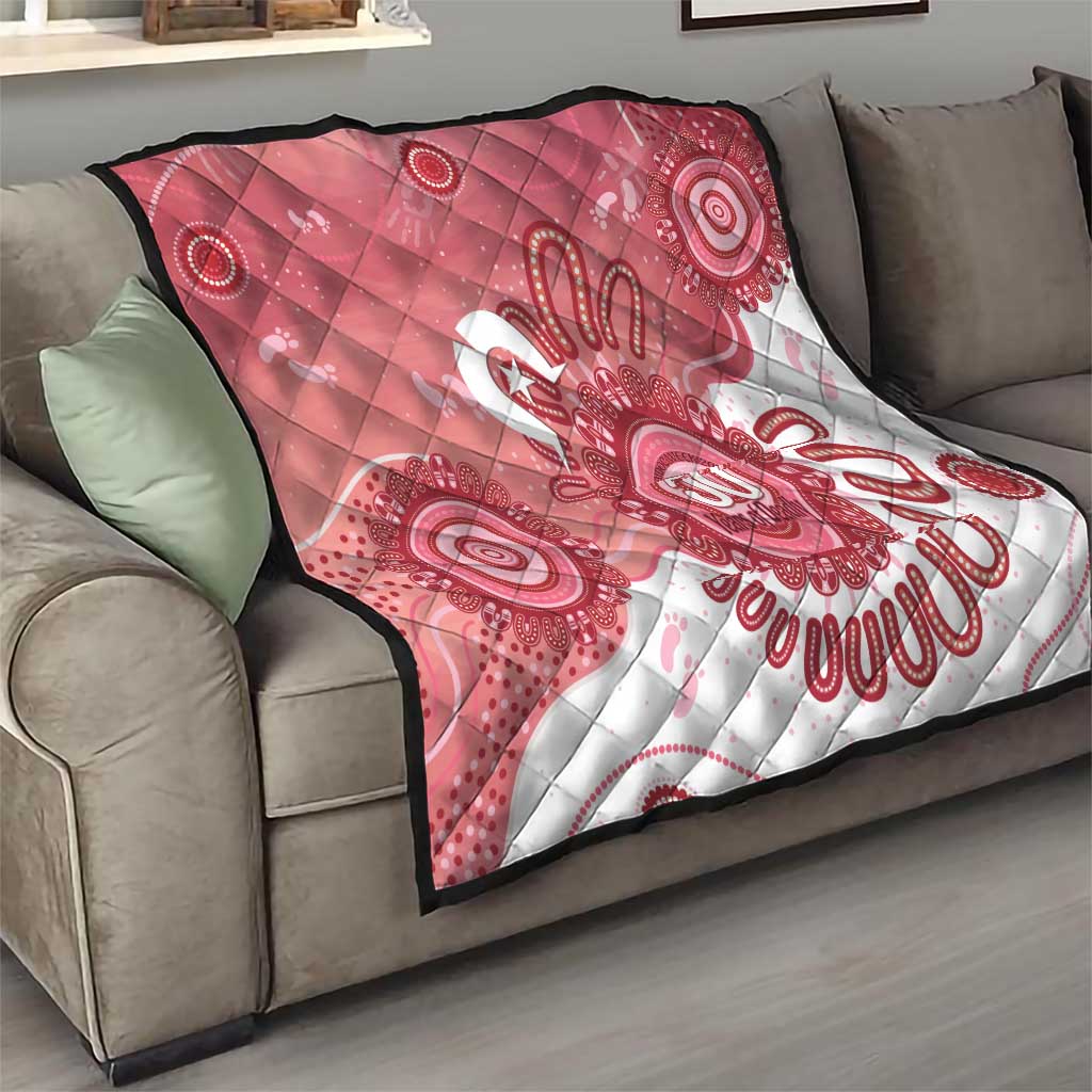 NAIDOC Week 2026 Quilt 50 Years Deadly Dhari Pink Aboriginal Art