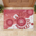 NAIDOC Week 2026 Rubber Doormat 50 Years Deadly Dhari Pink Aboriginal Art