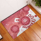 NAIDOC Week 2026 Rubber Doormat 50 Years Deadly Dhari Pink Aboriginal Art