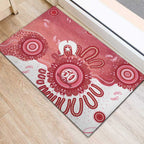 NAIDOC Week 2026 Rubber Doormat 50 Years Deadly Dhari Pink Aboriginal Art