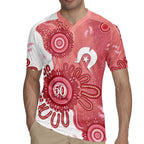 NAIDOC Week 2026 Rugby Jersey 50 Years Deadly Dhari Pink Aboriginal Art