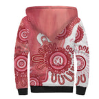 NAIDOC Week 2026 Sherpa Hoodie 50 Years Deadly Dhari Pink Aboriginal Art