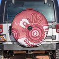 NAIDOC Week 2026 Spare Tire Cover 50 Years Deadly Dhari Pink Aboriginal Art