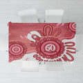 NAIDOC Week 2026 Tablecloth 50 Years Deadly Dhari Pink Aboriginal Art
