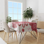 NAIDOC Week 2026 Tablecloth 50 Years Deadly Dhari Pink Aboriginal Art