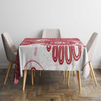 NAIDOC Week 2026 Tablecloth 50 Years Deadly Dhari Pink Aboriginal Art