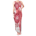 NAIDOC Week 2026 Tank Maxi Dress 50 Years Deadly Dhari Pink Aboriginal Art