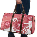 NAIDOC Week 2026 Travel Bag 50 Years Deadly Dhari Pink Aboriginal Art